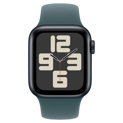 Apple Watch SE 2024 Midnight GPS Sport Band Lake Green 40 mm