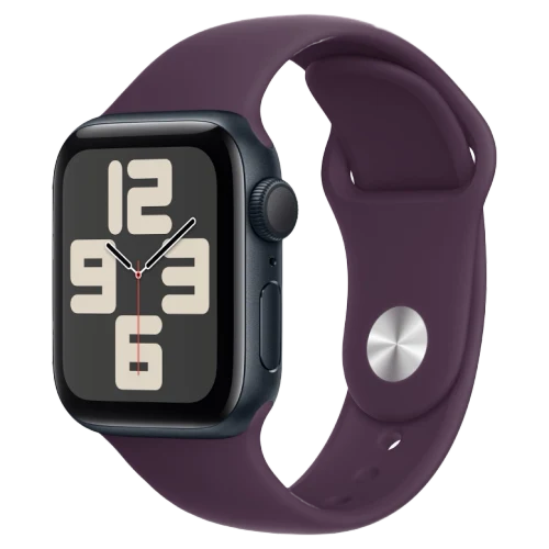 Apple Watch SE 2 gen2 Midnight GPS Sport Band Plum 40 mm