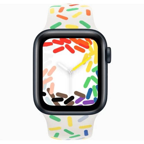 Apple Watch SE 2024 Midnight GPS Sport Band Plum 40 mm