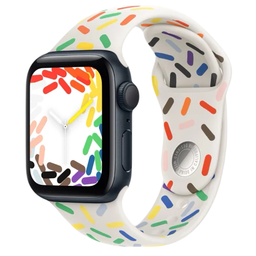 Apple Watch SE 2024 Midnight GPS Sport Band Plum 40 mm
