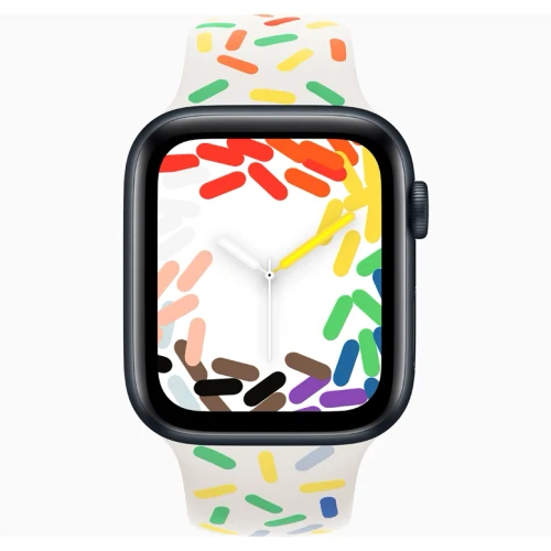 Apple Watch SE 2024 Midnight GPS Sport Band Pride Edition 44 mm