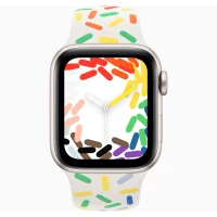 Apple Watch SE 2024 Starlight GPS Sport Band Pride Edition 44 mm 2
