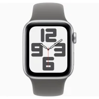 Apple Watch SE 2024 Silver GPS Sport Band Stone Gray 40 mm 4