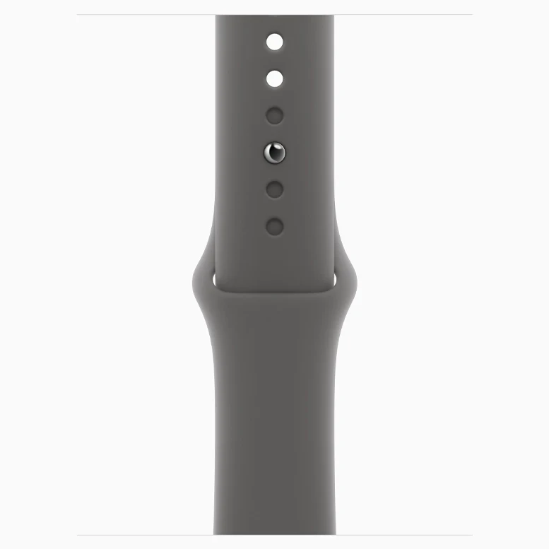 Apple Watch SE 2024 Silver GPS Sport Band Stone Gray 40 mm 7
