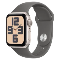 Apple Watch SE 2024 Starlight GPS Sport Band Stone Gray 44 mm