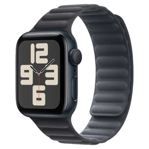 Apple Watch SE 2024 Midnight GPS Textile Magnetic Link Black 44 mm