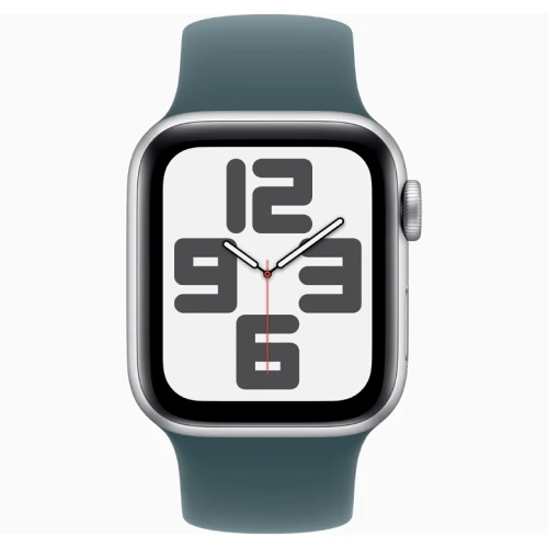 Apple Watch SE 2024 Silver GPS Solo Loop Lake Green 44 mm