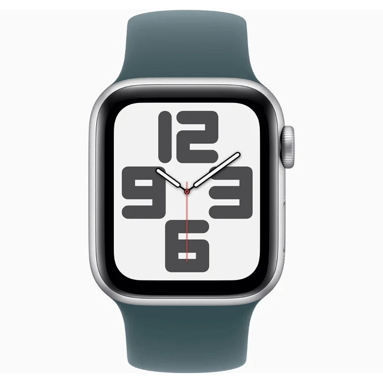 Apple Watch SE 2024 Silver GPS Solo Loop Lake Green 44 mm 2