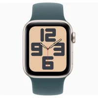 Apple Watch SE 2024 Starlight GPS Solo Loop Lake Green 44 mm 3