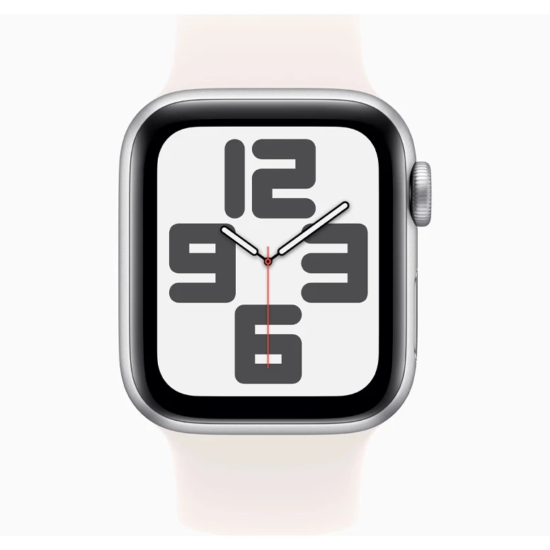 Apple Watch SE 2024 Silver GPS Solo Loop Light Blush 44 mm 2
