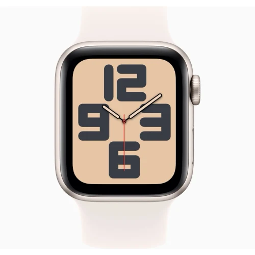 Apple Watch SE 2024 Starlight GPS Solo Loop Light Blush 44 mm
