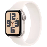 Apple Watch SE 2024 Starlight GPS Solo Loop Light Blush 44 mm