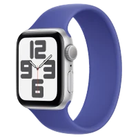 Apple Watch SE 2024 Silver GPS Solo Loop Ultramarine 44 mm
