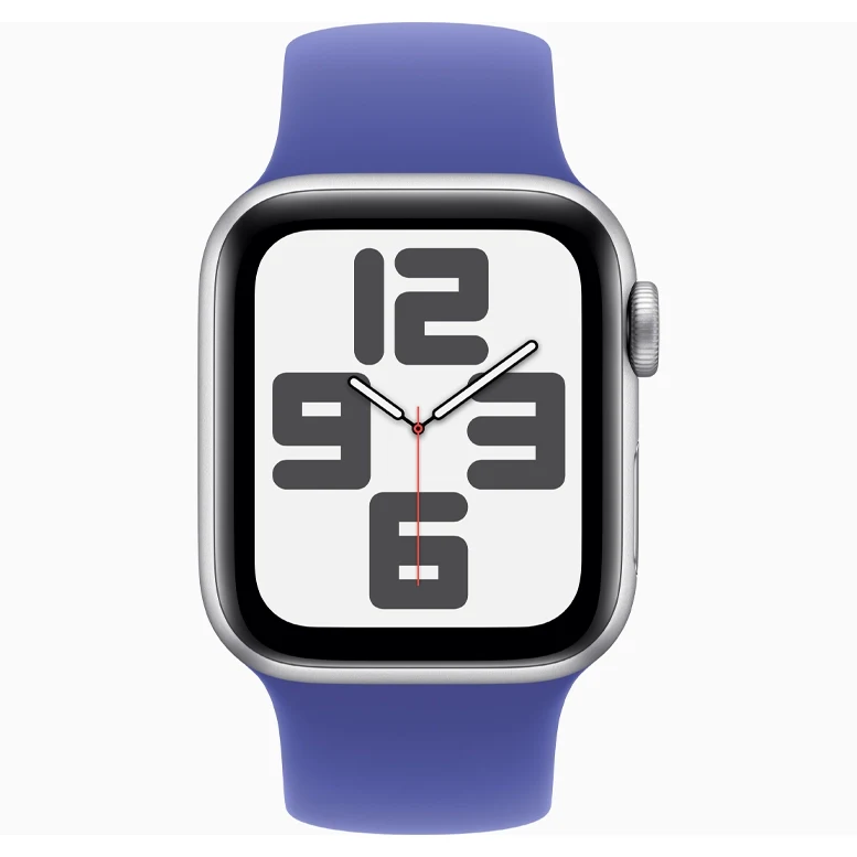 Apple Watch SE 2024 Silver GPS Solo Loop Ultramarine 44 mm 2