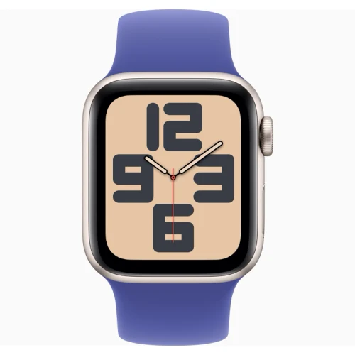Apple Watch SE 2024 Starlight GPS Solo Loop Ultramarine 44 mm
