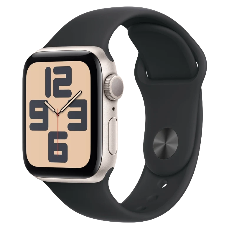 Apple Watch SE 2024 Starlight GPS Sport Band Midnight 40 mm 2