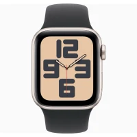 Apple Watch SE 2024 Starlight GPS Sport Band Midnight 40 mm 4