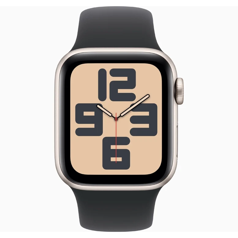 Apple Watch SE 2024 Starlight GPS Sport Band Midnight 40 mm 4