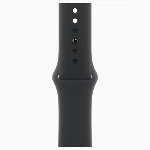 Apple Watch SE 2024 Silver GPS Sport Band Black 40 mm