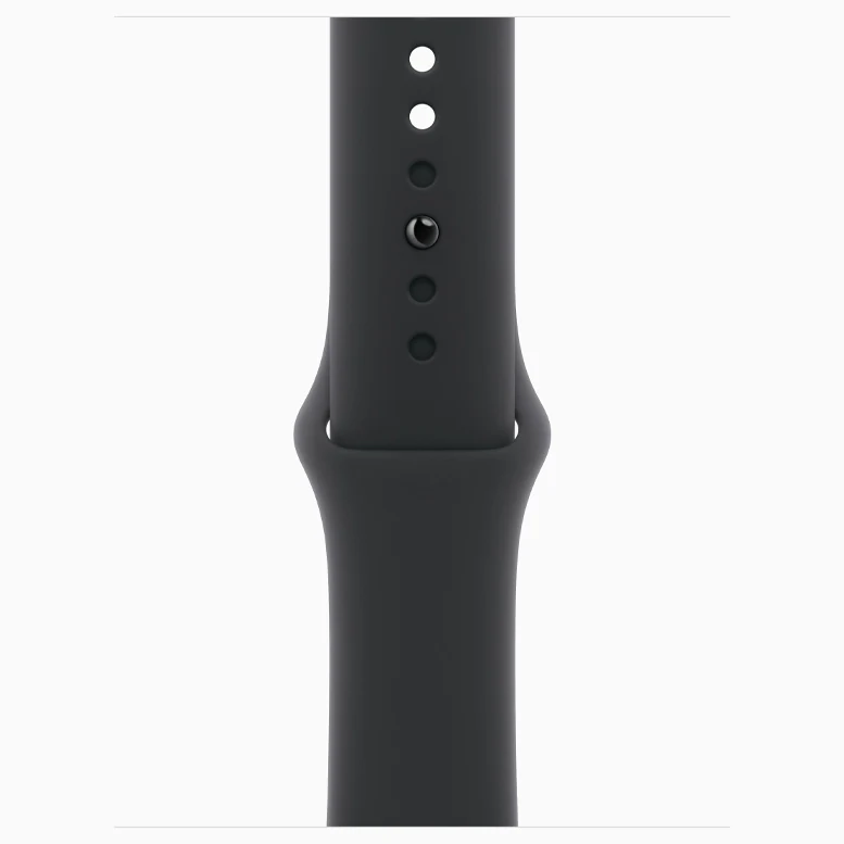 Apple Watch SE 2024 Silver GPS Sport Band Black 40 mm 5
