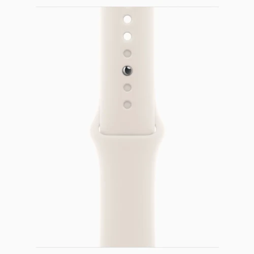 Apple Watch SE 2024 Silver GPS Sport Band Starlight 44 mm