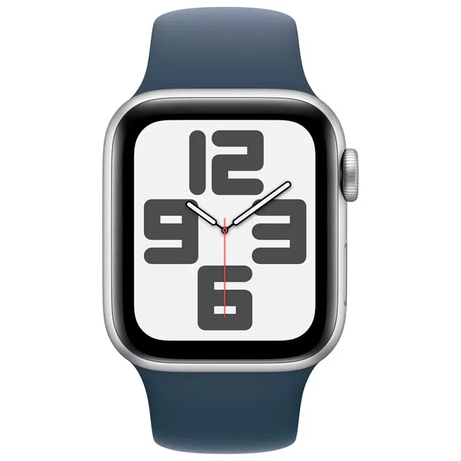 Apple Watch SE 2024 Silver GPS Sport Band Denim 40 mm 2