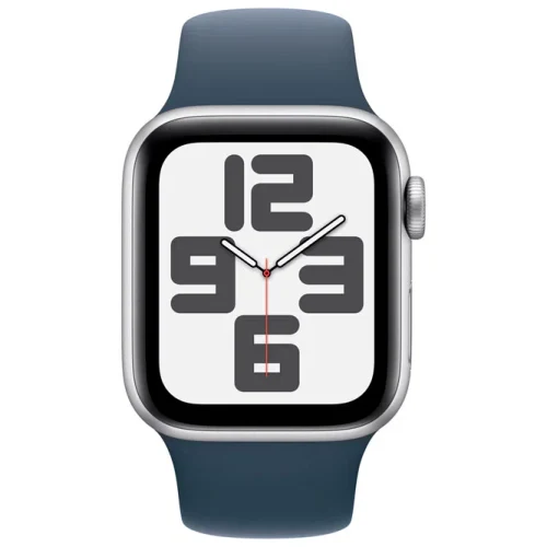 Apple Watch SE 2024 Silver GPS Sport Band Denim 44 mm