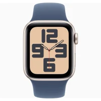 Apple Watch SE 2024 Starlight GPS Sport Band Denim 44 mm 3