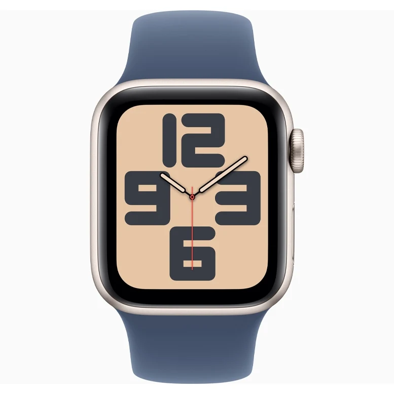 Apple Watch SE 2024 Starlight GPS Sport Band Denim 44 mm 3