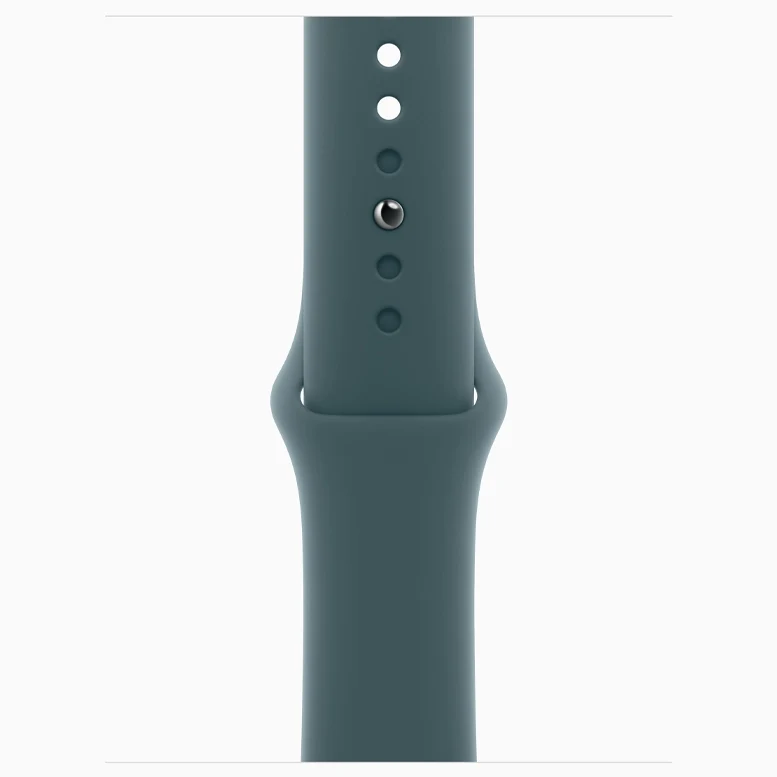 Apple Watch SE 2024 Starlight GPS Sport Band Lake Green 44 mm 3