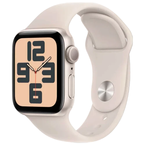Apple Watch SE 2024 Starlight GPS Sport Band Light Blush 40 mm