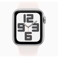 Apple Watch SE 2024 Silver GPS Sport Band Light Blush 40 mm 4