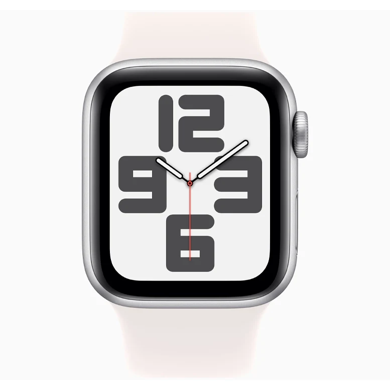 Apple Watch SE 2024 Silver GPS Sport Band Light Blush 40 mm 4