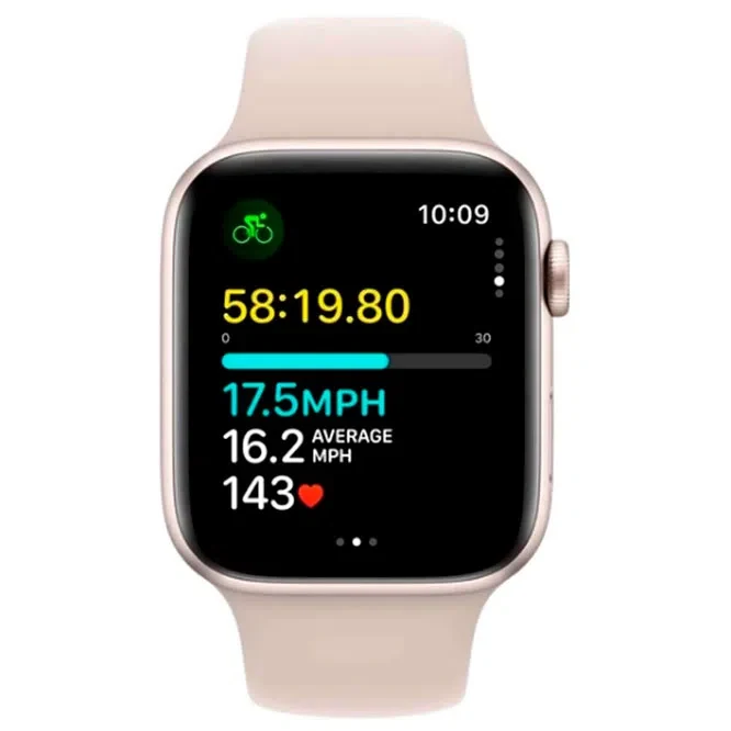 Apple Watch SE 2024 Starlight GPS Sport Band Light Blush 44 mm 7