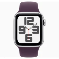 Apple Watch SE 2024 Silver GPS Sport Band Plum 40 mm 7