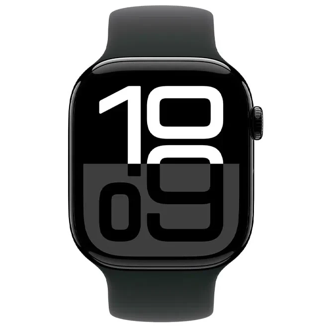 Apple Watch 10 Aluminum GPS Jet Black Sport Band Black 46 mm 2
