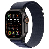 Apple Watch Ultra 2 Black Alpine Loop Navy