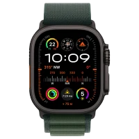 Apple Watch Ultra 2 Black Alpine Loop Dark Green 4