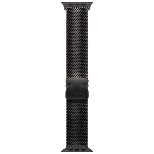 Apple Watch Ultra 2 Black Titanium Milanese Loop Black