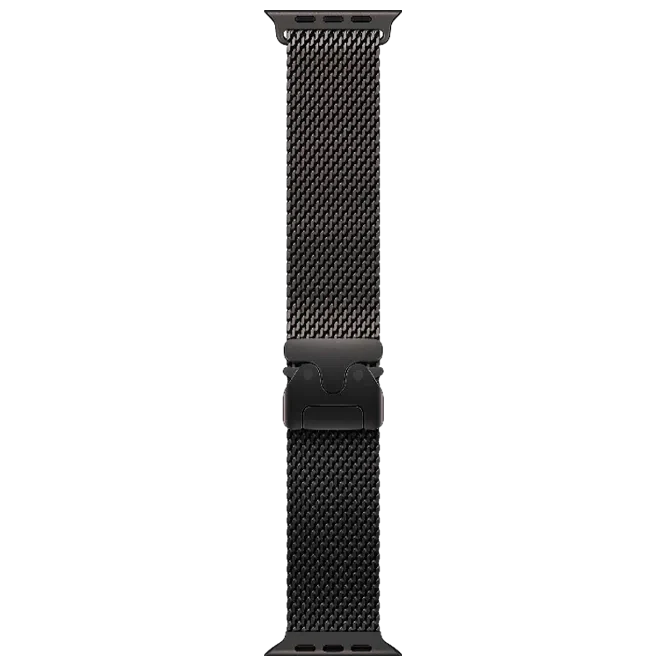 Apple Watch Ultra 2 Black Titanium Milanese Loop Black 3