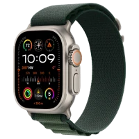 Apple Watch Ultra 2 Natural Alpine Loop Dark Green