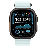 Apple Watch Ultra 2 Black Ocean Band Ice Blue 6