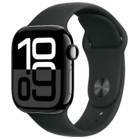 Apple Watch 10 Aluminum GPS Jet Black Sport Band Black 42 mm