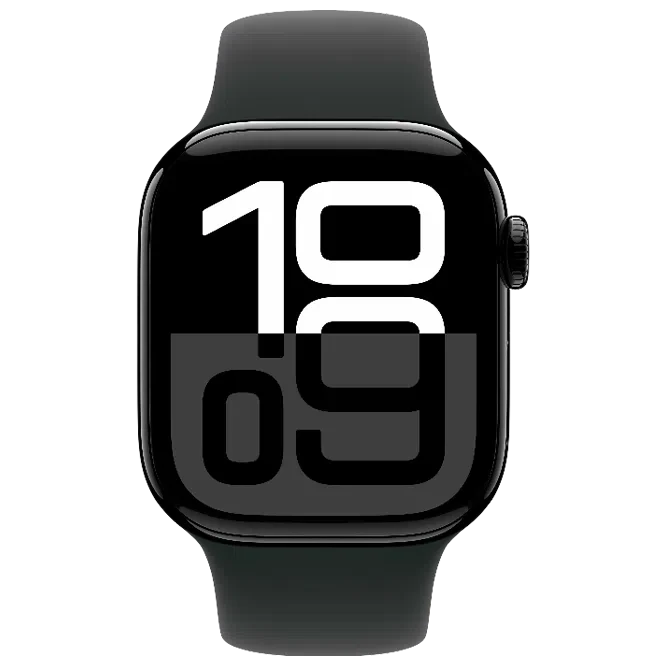 Apple Watch 10 Aluminum GPS Jet Black Sport Band Black 42 mm 2