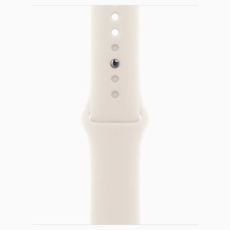 Apple Watch 10 Aluminum GPS Jet Black Sport Band Starlight 46 mm 3