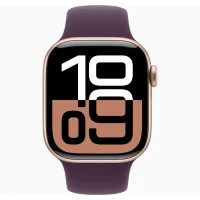 Apple Watch 10 Aluminum GPS Rose Gold Sport Band Plum 46 mm 2