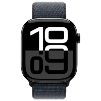 Apple Watch 10 Aluminum GPS Jet Black Textile Sport Loop Ink 46 mm 2