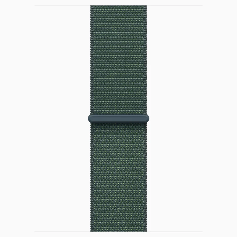 Apple Watch 10 Aluminum GPS Rose Gold Textile Sport Loop Lake Green 46 mm 3
