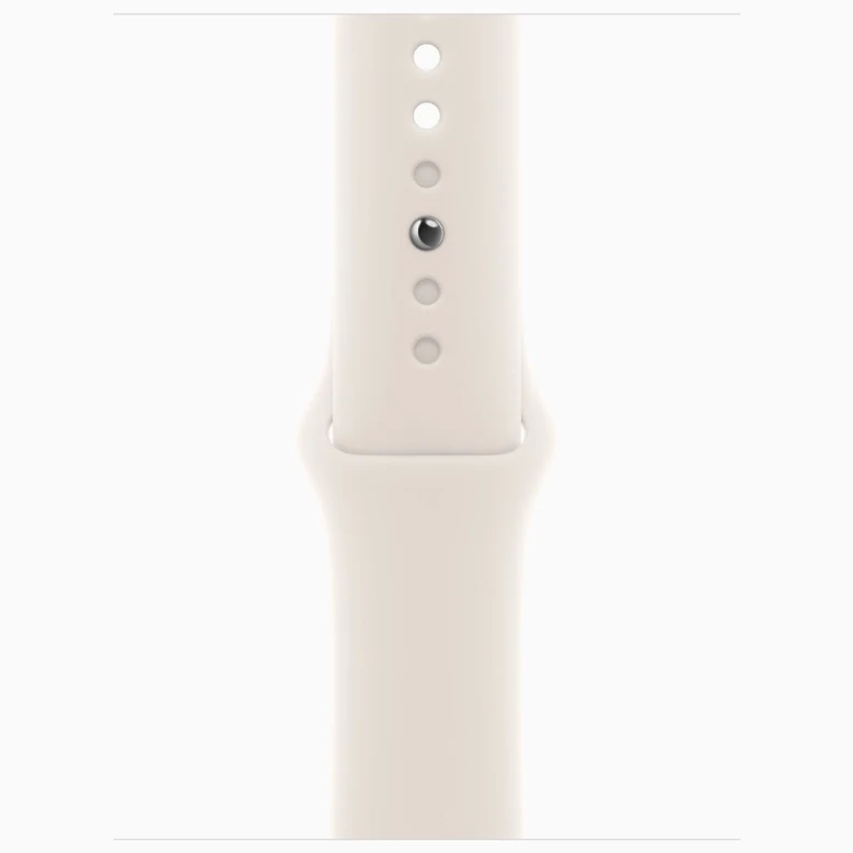 Apple Watch 10 Aluminum GPS Silver Sport Band Starlight 46 mm 3