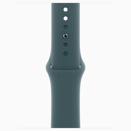 Apple Watch 10 Aluminum GPS Silver Sport Band Lake Green 46 mm